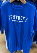 Kentucky Wildcats Nike Core Basketball T Shirt - Blue