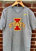 Iowa State Cyclones Nike Core Logo T Shirt - Grey