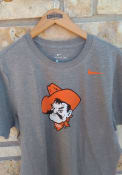 Oklahoma State Cowboys Nike Core Cowboy Logo T Shirt - Grey