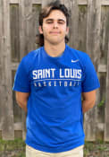 Saint Louis Billikens Nike Core Basketball T Shirt - Blue