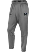 Michigan Wolverines Nike Therma Tapered Pants - Grey