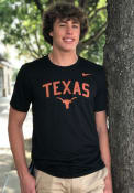 Texas Longhorns Nike Legend Arch Mascot T Shirt - Black