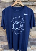 Penn State Nittany Lions Nike Dri-FIT Circle Graphic T Shirt - Navy Blue