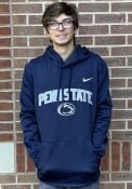 Penn State Nittany Lions Nike Therma Hood - Navy Blue