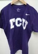 TCU Horned Frogs Nike Core Wordmark T Shirt - Purple
