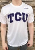 TCU Horned Frogs Nike Legend Wordmark T Shirt - White