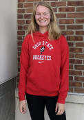 Ohio State Buckeyes Womens Nike Varsity Fleece Hooded Sweatshirt - Red