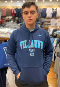 Villanova Wildcats Nike Club Fleece Hooded Sweatshirt - Navy Blue