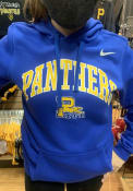 Pitt Panthers Nike Club Fleece Hooded Sweatshirt - Blue