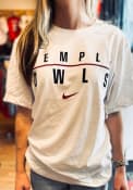 Temple Owls Nike Dri-FIT T Shirt - White