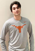 Texas Longhorns Nike Legend Primary Logo T-Shirt - Grey