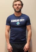 KC Current Nike Team Logo T Shirt - Navy Blue