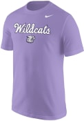 K-State Wildcats Nike Script T Shirt - Lavender