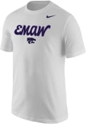 K-State Wildcats Nike Emaw T Shirt - White