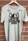 Cleveland State Vikings Nike Dri-FIT Logo T Shirt - Grey