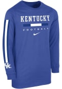 Kentucky Wildcats Youth Nike Legend Sideline T-Shirt - Blue