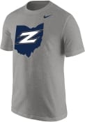 Akron Zips Nike Core State T Shirt - Grey