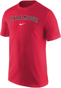 Central Missouri Mules Nike Core Arch Name T Shirt - Red