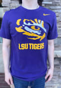 LSU Tigers Nike Dri-FIT Name Drop T Shirt - Purple