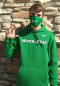 North Texas Mean Green Nike Club Fleece Wordmark Hooded Sweatshirt - Green