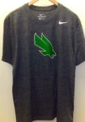 North Texas Mean Green Nike Marled Logo T Shirt - Black