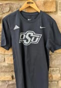 Oklahoma State Cowboys Nike Folds of Honor Tonal Logo T Shirt - Grey