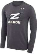 Akron Zips Nike Legend T-Shirt - Charcoal