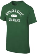 Michigan State Spartans Youth Nike Retro Team Name T-Shirt - Green