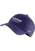 K-State Wildcats Nike Baseball Campus Adjustable Hat - Purple