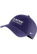 Nike Purple K-State Wildcats Cross Country Campus Adjustable Hat