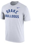 Drake Bulldogs Nike Core T Shirt - White