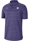 K-State Wildcats Nike Victory Stripe Polo Shirt - Purple