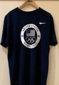 Team USA Nike Circle T Shirt - Navy Blue