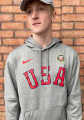 Team USA Nike Block Hood - Grey