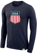 Team USA Nike Hockey T-Shirt - Navy Blue
