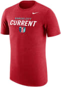 KC Current Nike Tri-Blend Fashion T Shirt - Red