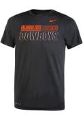 Oklahoma State Cowboys Youth Nike Legend Sideline T-Shirt - Black