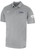 K-State Wildcats Nike Heather Polo Shirt - Grey