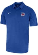 SMU Mustangs Nike Heather Polo Shirt - Blue