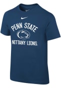 Penn State Nittany Lions Boys Nike No 1 Design T-Shirt - Navy Blue
