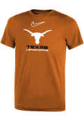Texas Longhorns Youth Nike Mascot Name Drop T-Shirt - Burnt Orange