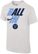 Villanova Wildcats Youth Nike Bench T-Shirt - White