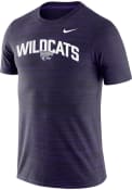 K-State Wildcats Nike Velocity Team Issue T Shirt - Purple