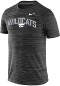 K-State Wildcats Nike Velocity Team Issue T Shirt - Black