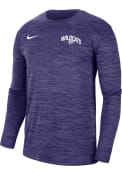 Nike Mens Purple K-State Wildcats Velocity Team Issue T-Shirt