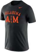 Oklahoma State Cowboys Nike DriFIT Legend Vintage Logo T Shirt - Black