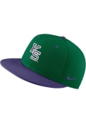 Nike Aero True On-Field Baseball K-State Wildcats Fitted Hat - Green