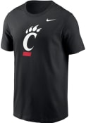 Cincinnati Bearcats Black Primary Logo Graphic Nike Short Sleeve T Shirt