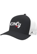 Nike Black Cincinnati Bearcats Script 2T Jordan Trucker Adjustable Hat