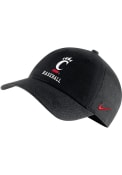 Nike Black Cincinnati Bearcats Baseball Wordmark Adjustable Hat